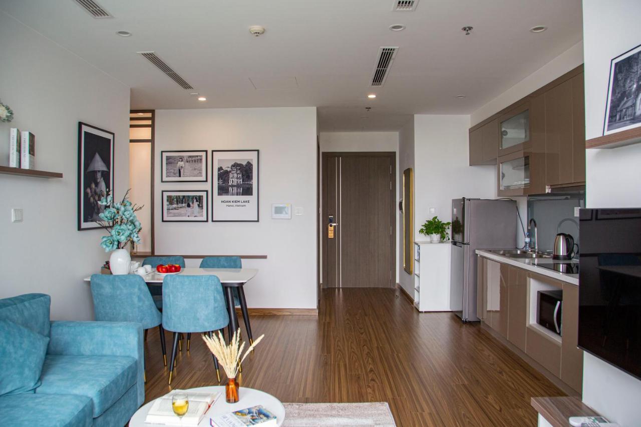 Aspaces Serviced Apartments - Vinhomes West Point Hanoi Bagian luar foto